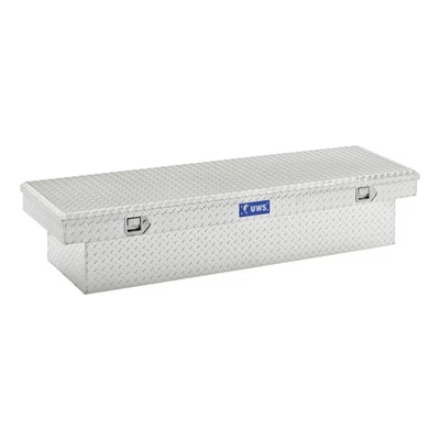 UWS 72in Crossover Truck Tool Box Storage Bright Aluminum, Heavy Packaging - Image 1 of 4