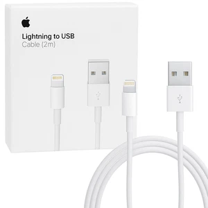 Apple Official USB to Lightning Charging Cable (2m/6ft) MD819ZM/A - A1510 - Picture 1 of 3