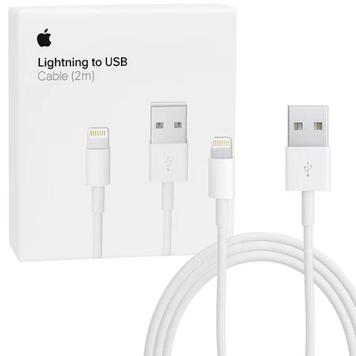 Genuine iPhone Apple 2m Fast Original USB Data Charging Cable for iPhone, iPad - Image 1 of 3