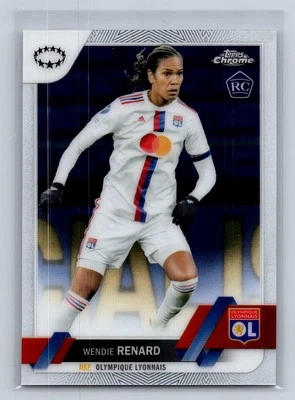 Wendie Renard 2022-23 Topps Chrome UEFA Women's Champions League RC #91 - Image 1 of 2