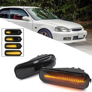 New Useful Side Marker Light LED Lamp 2pcs Amber Front Parts Replacement - Picture 1 of 12