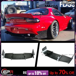 RB Style FRP Fiber Rear Bumper Diffuser Lip Extension Add on For Mazda RX7 FD3S - Imagen 1 de 11