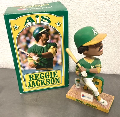 REGGIE JACKSON Oakland A's BOBBLEHEAD 2013 SGA 1973 World Series MVP HOF NEW - Image 1 of 4