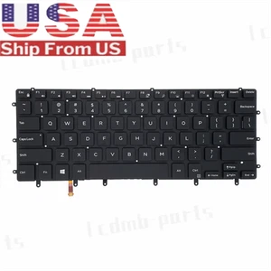 0GDT9F for Dell XPS 15 9550 9560 9570 7590 Backlit Keyboard GDT9F USK - Picture 1 of 2