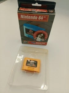 Nintendo 64 N64 Colour Memory Card Yellow Joy Tech Boxed - Picture 1 of 6