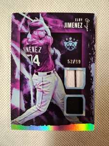 2020 Panini Diamond Kings Eloy Jimenez Dual Patch Relic 3 color White Sox - Picture 1 of 2