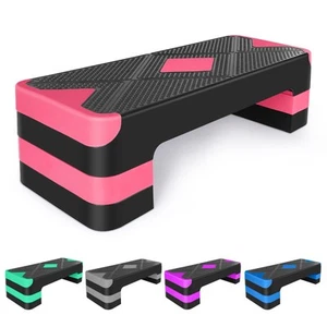 Adjustable Workout Aerobic Stepper in Fitness & Exercise Step Platform Traine... - Picture 1 of 6