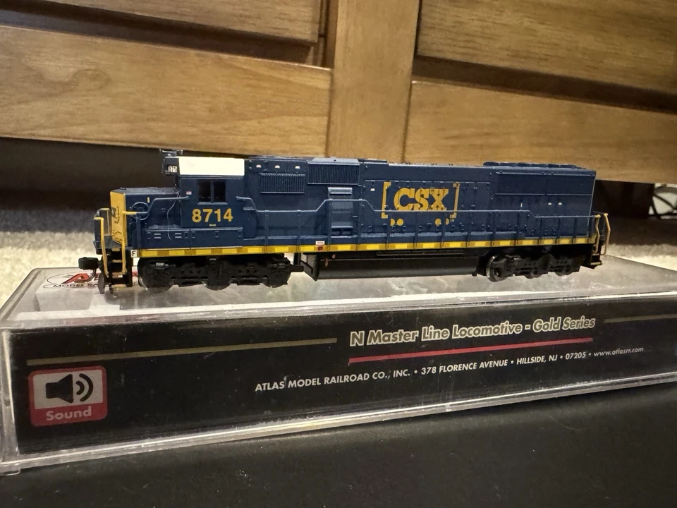 Atlas escala N CSX SD60 8714 DCC ESU Loksound Foto 1 de 2