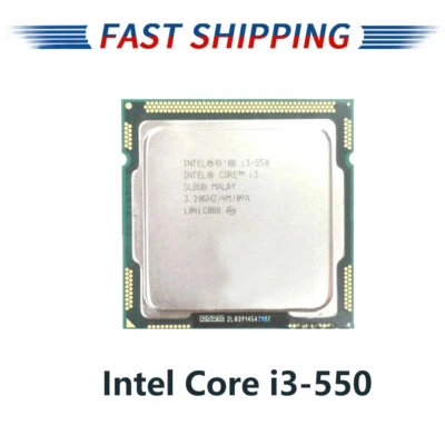Intel Core i3-550 i3 550 Dual Core 5.00GT/S Processor 4M Cache 3.20GHz LGA1156  - Image 1 of 4