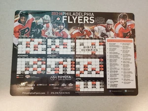MS20 Philadelphia Flyers 2013/14 NHL Hockey Magnet Schedule - Toyota - Picture 1 of 1
