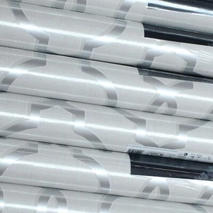 6 Rollen Grau Silber Glitzer Tapete Struktur Metallic Schimmer Feature Wand - Bild 1 von 6