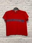 Calvin Klein CK Jeans Men's Red T-Shirt Size Medium M 100% Cotton Made in USA