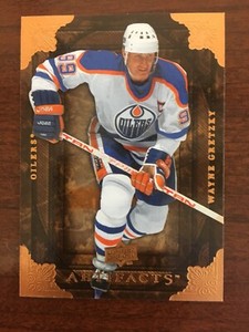 2008-09 WAYNE GRETZKY UPPER DECK UD ARTIFACTS CARD #57 GOLD EDMONTON OILERS HOF