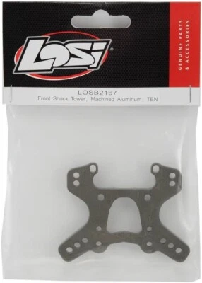 Team Losi LOSB2167 Front Shock Tower Machined Aluminum: TEN Discontinued RC Part - Image 1 of 4