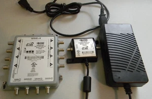 DPP44 173402 DISH NET MUTLI-SATELLITE SWITCH DISH PRO DPP-44 w/ POWER INSERTER - Picture 1 of 1