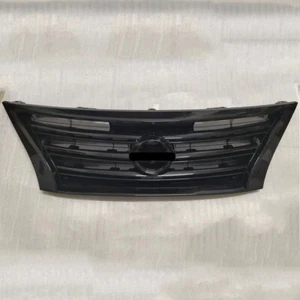 Repuesto de parrilla delantera para Nissan Sentra 2013-2015 ABS negro brillante - Imagen 1 de 2