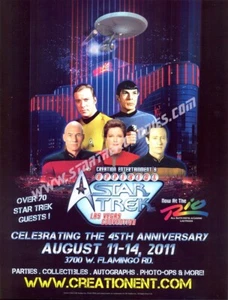 Libro Guía del programa de la Convención Star Trek Creation Las Vegas 2011 con anexo ¡MÁS! - Imagen 1 de 5