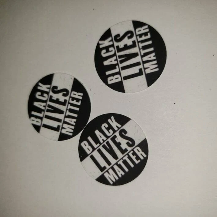 Tapa de botella precortada de una pulgada negra Lives Matter #2 envío gratuito Foto 1 de 1