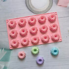 15 Holes Spiral Shape Silicone Cake Mold Mousse Dessert Baking Chocolate Donuts