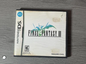 Final Fantasy III Nintendo DS Game Authentic Tested/Works CIB - Picture 1 of 12
