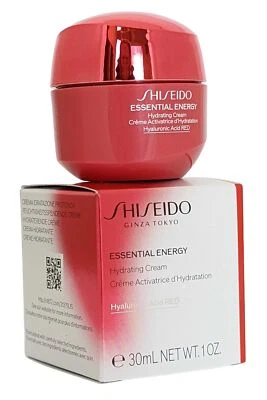 Shiseido Essential Energy Hydrating Cream 30ml Hyaluronic Acid RED