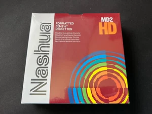 Nashua MD2-HD Double-Sided/High Density Floppy Disks 5.25 zoll NEU OVP 10 pack - Bild 1 von 5