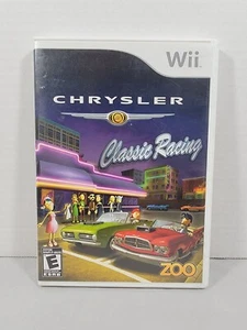 Chrysler Classic Racing, box art, manual and case, No game  (Nintendo Wii) - Picture 1 of 9
