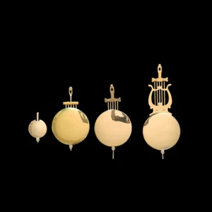 Mecanismo de movimiento de péndulo de reloj de oro tradicional pieza de reparación de repuesto - Imagen 1 de 14