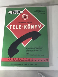 1980 California Hungarian Business Telephone Directory - Picture 1 of 4