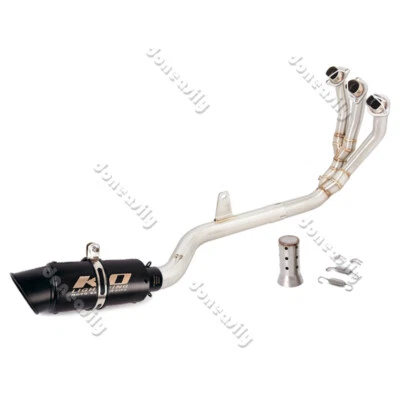 Whole System for Triumph Trident 660 2021-2023 Baffle Muffler Exhaust Front Pipe - Изображение 1 из 4