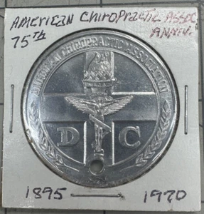 American Chiropractic Association Token 75th Anniversary 1970 Pendant Charm - Picture 1 of 2