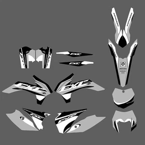 Kit de calcomanías gráficas Team para KTM 125 150 200 250 300 350 450 500 EXC 2014-2016 - Imagen 1 de 1