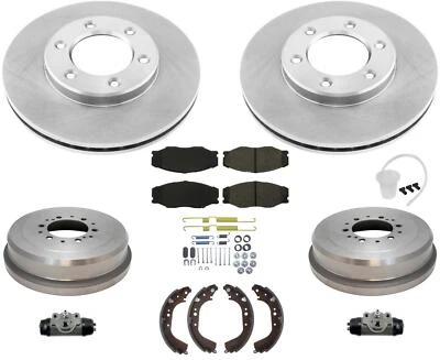 Disco de freno rotores pastillas tambores para Toyota T100 1993-1998 tracción trasera 1/2 tonelada Foto 1 de 4