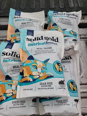 Bolsas de 9/16 OZ de oro macizo con refuerzo de nutrientes para gatos envío gratuito  Foto 1 de 4