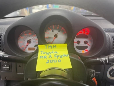 00-02 TOYOTA MR2 SPYDER ZZW30L M/T INSTRUMENT CLUSTER GAUGE SPEEDOMETER OEM - Image 1 of 4