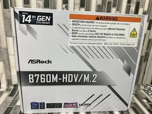 ASRock Mainboard B760M-HDV/M.2 Intel 12. und 13. Generation CPU (LGA1700) - Bild 1 von 11