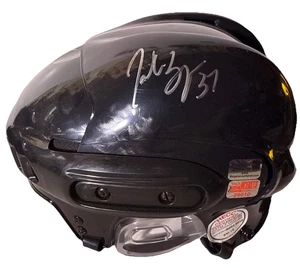 Casco de hockey tamaño completo firmado por Patrice Bergeron Boston Bruins certificado de autenticidad CCM. - Imagen 1 de 8