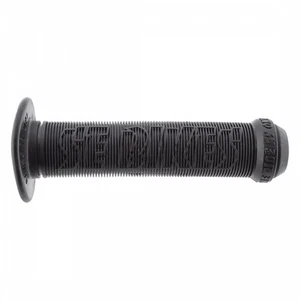 SE Bikes Bike Life Flanged Grips - Comfortable Pruven Rubber, Black 138mm - Picture 1 of 3