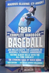 The COMPLETE HANDBOOK of BASEBALL Zander Hollander 1996 - Picture 1 of 1