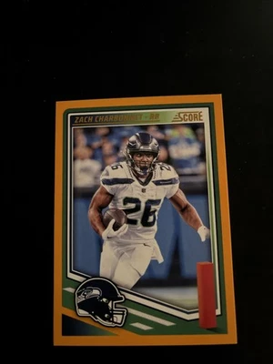 2025 Score Zach Charbonnet-Orange Parallel Color Match! - Image 1 of 2