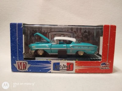 Peças de abertura de carro M-2 Auto-Drags escala 1:64 1958 Chevrolet Impala Drag pneus - Imagem 1 de 4