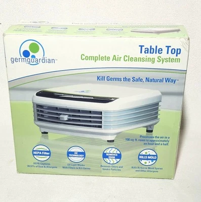 Sistema completo de limpieza de aire de mesa Germguardian HEPA luz UV AC4000  Foto 1 de 4