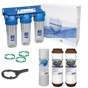 Etapa 10" Purificador de Agua y Filtro Reductor de Plancha Kit 3/4" - Imagen 1 de 1