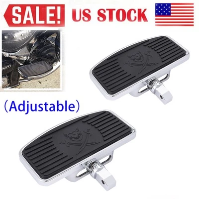 Adjustable Rear Footboard Floorboards For Honda VTX 1800 1300 Shadow VT750 VT400 Foto 1 de 4