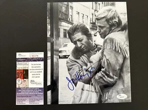 DUSTIN HOFFMAN JON VOIGHT Midnight Cowboy Signed Autographs b/w 8 x 10 Photo JSA - Picture 1 of 5