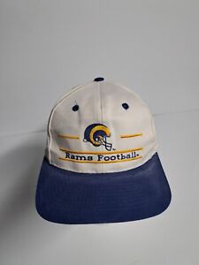 VINTAGE St Louis Rams The Game Ball Cap Hat Adjustable Snapback Football NFL