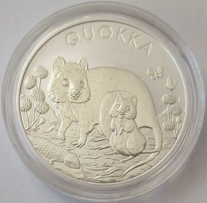 Australia 1 Dólar 2021 Quokka 1 Oz Plata - Imagen 1 de 2