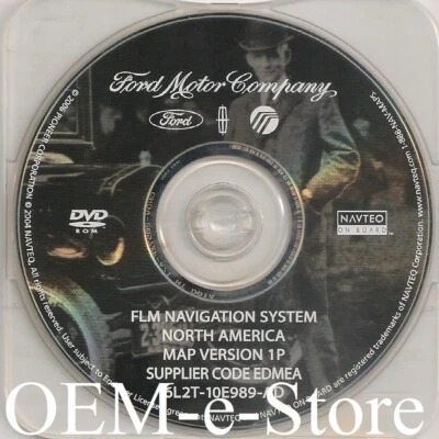 2007 Ford Edge Expedition Fusion F150 Mercury Milan Navigation DVD U.S CAN Map  - Image 1 of 2