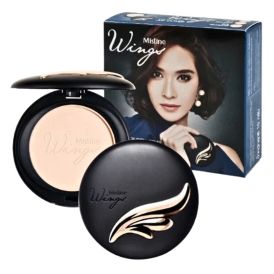 Mistine Powder Foundation Wings Extra Cover Super Powder SPF25 PA++ Face 10g. - Image 1 of 4