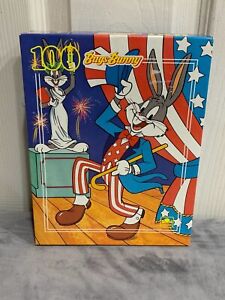 New Vintage Bugs Bunny 100 Pc Jigsaw Puzzle 1990 Golden Statue of Liberty